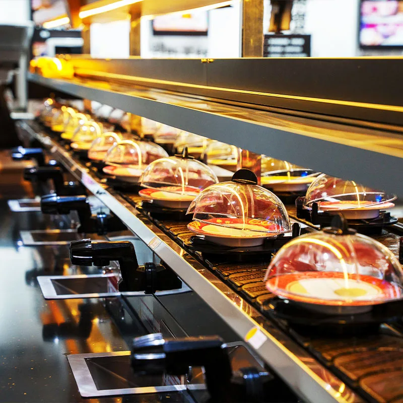 Exportieren Sie Standard-Fördergeräte für die Sushi-Rotation