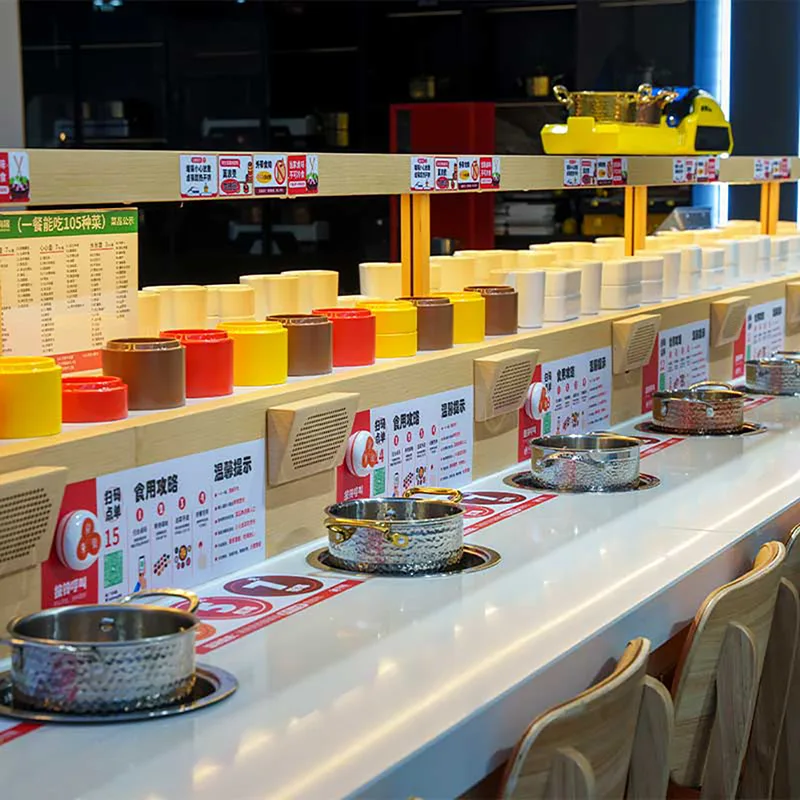 Commercial Rotating Hot Pot Conveyor Equipment